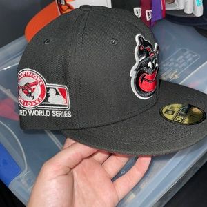 New Era Fitted Black Hat with Patch